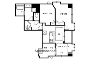 プリオーレ京都三条高倉【207号室】の間取り