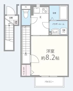 メゾン悠【202号室】の間取り