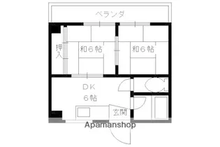 メーゾンヴィオレット【206号室】の間取り