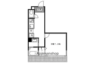 POUR TOUJOURS大将軍【401号室】の間取り