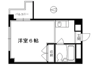 シティハウス坂PARTII【108号室】の間取り
