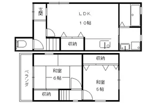 京都府京都市北区西賀茂北山ノ森町【一戸建】の間取り