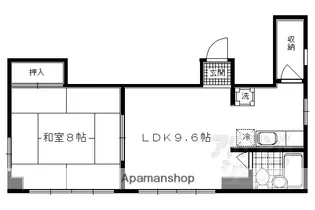 アルティスタ御所南【301号室】の間取り