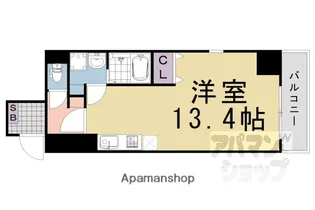 ランブラス室町六角【501号室】の間取り