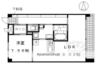 SCHILF神宮道【404号室】の間取り