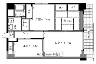 プレドゥジャルダン【301号室】の間取り