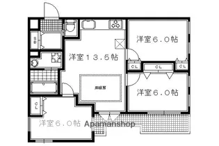 グリーンヒル下鴨本通【202号室】の間取り