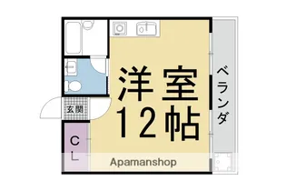 メゾンルサーフ【103号室】の間取り