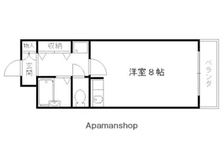 ニューポート内田【206号室】の間取り