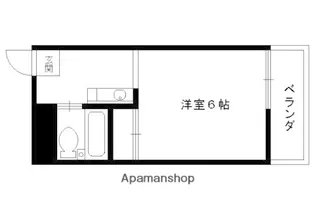 メゾン紫野【304号室】の間取り