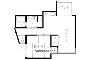 リアライズ衣笠【301号室】の間取り