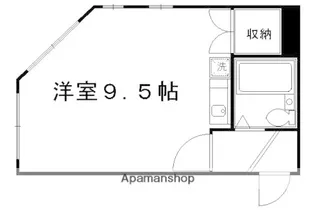 カレンマンション【203号室】の間取り
