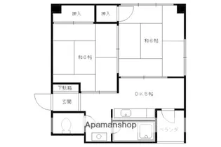アミューズ北山【302号室】の間取り