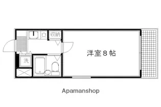 DETOMー1烏丸一条II【303号室】の間取り