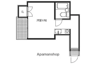 レミー京趣苑【306号室】の間取り