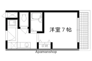 御所西セントラルハイツ【1階】の間取り