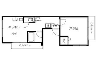 ハイネスヒルズ【3F号室】の間取り
