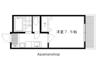 ベルコート96【6階】の間取り