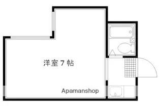 プティメゾン西陣【202号室】の間取り
