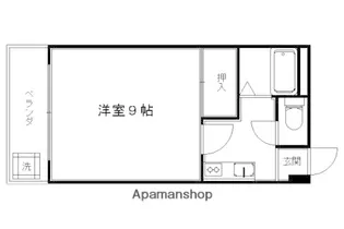 1Kの間取り画像