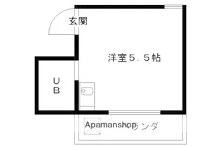 カーナハイツ【403号室】の間取り