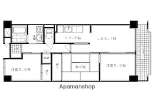 アネックス【501号室】の間取り