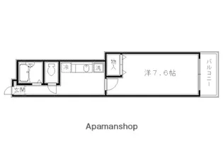 京都府京都市上京区大猪熊町【マンション】の間取り