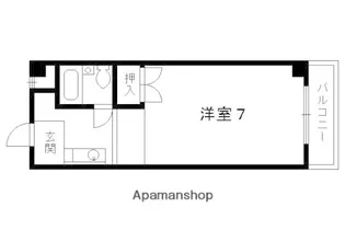 一条グランハイツ【301号室】の間取り