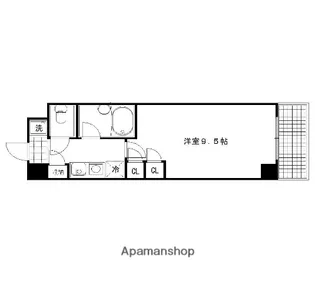サンシティ御所西【2階】の間取り