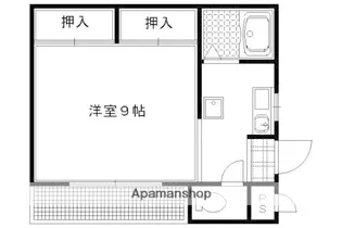 ドメーヌ新町【102号室】の間取り