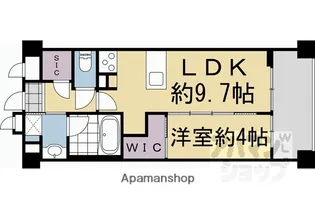 パラドール四条烏丸グレイス【402号室】の間取り