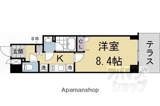ヴィラ岡崎神宮【2階】の間取り