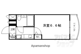 DETOMー1御所南【207号室】の間取り