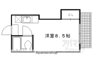 サンローズ【401号室】の間取り