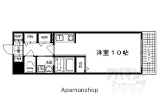 レジーナ錦小路【705号室】の間取り