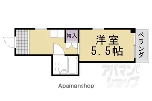 1Kの間取り画像