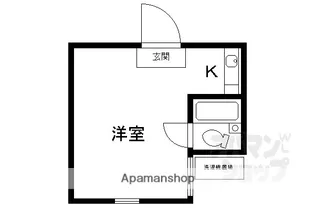 ウィッシュ河原町【302号室】の間取り