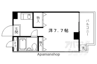 第35長栄クリーンハイツ山黄【402号室】の間取り