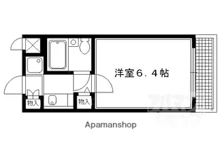 デトムワン衣笠【403号室】の間取り