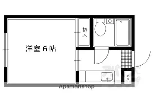 サニーハウス堀【201号室】の間取り