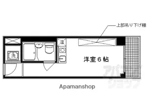 京都今出川レジデンス【702号室】の間取り