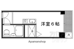 京都今出川レジデンス【605号室】の間取り