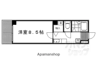 エスポワール聚楽【1003号室】の間取り