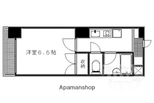 スプレール北野【401号室】の間取り