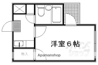 パレス ナタリ【206号室】の間取り