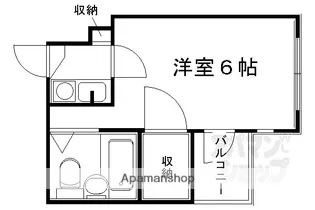 パレス・ナタリ【107号室】の間取り