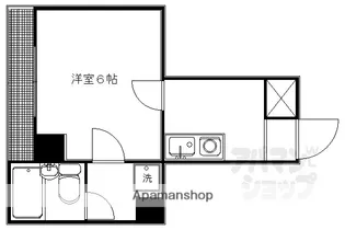 ホーユウコンフォルト二条城前【507号室】の間取り