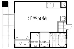 エステート三条ビル【202号室】の間取り
