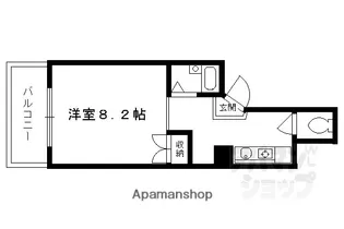 ベルフラワー【306号室】の間取り