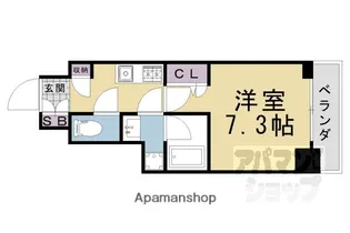 役所前II【805号室】の間取り